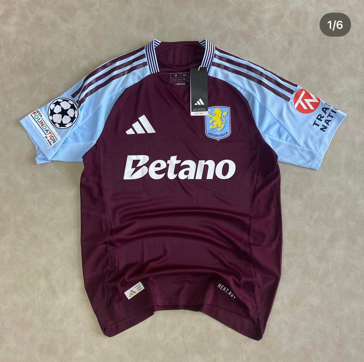 Adidas Aston Villa 2024/25 Home Shirt