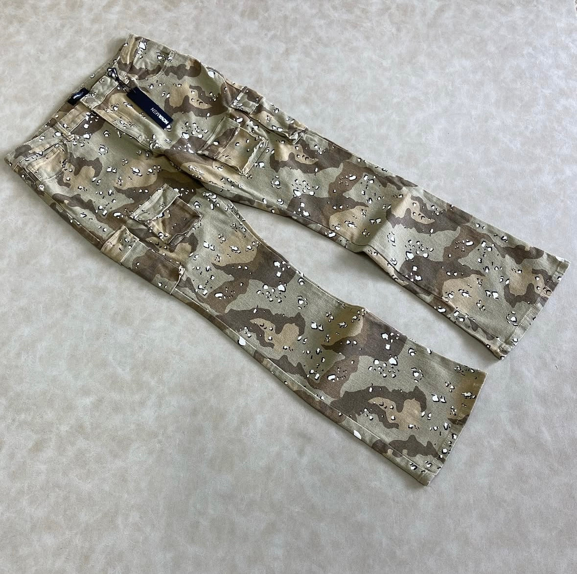 Trapper Cargo Stacked Slim Flared Pants