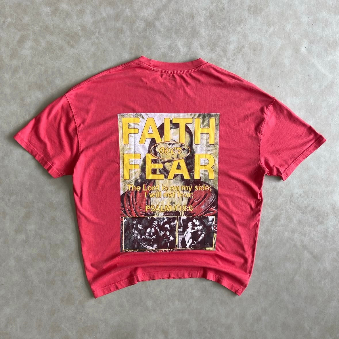 Faith Over Fear Psalm Short Sleeve Shirt