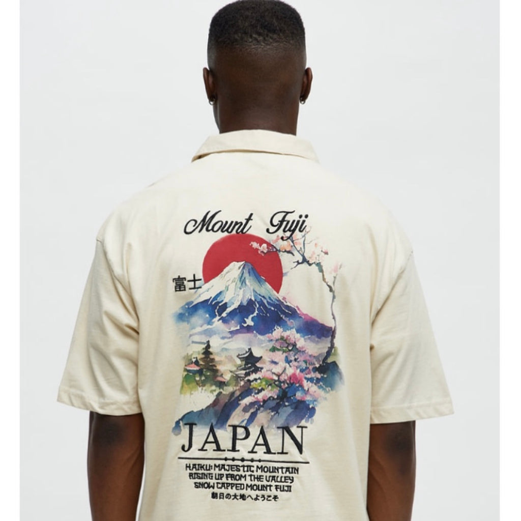 Mount Fuji Johnny Collar Polo Shirt