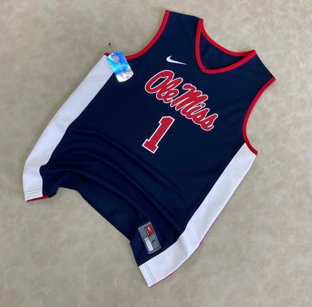 Nike #1 Olé Miss Rebeles Jersey