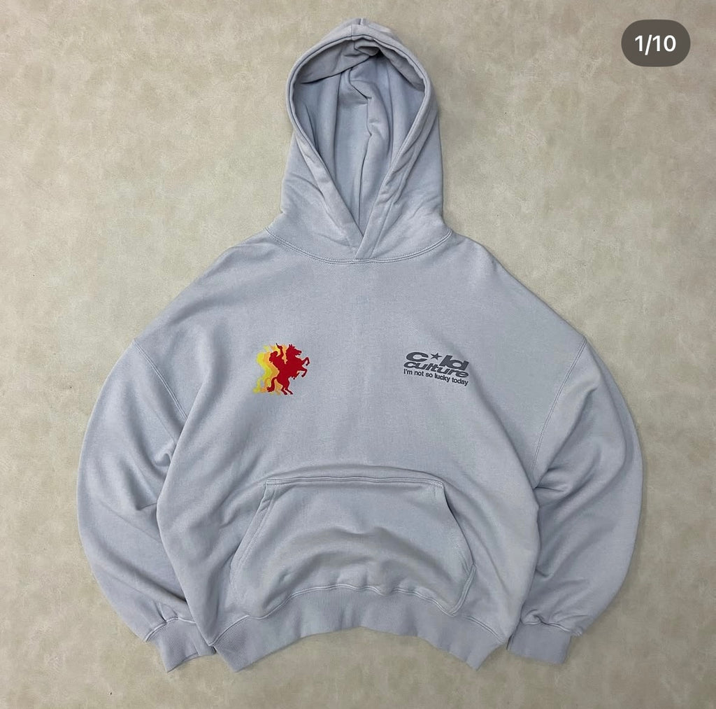 Cold Culture Cowboy Hoodie Cool Grey