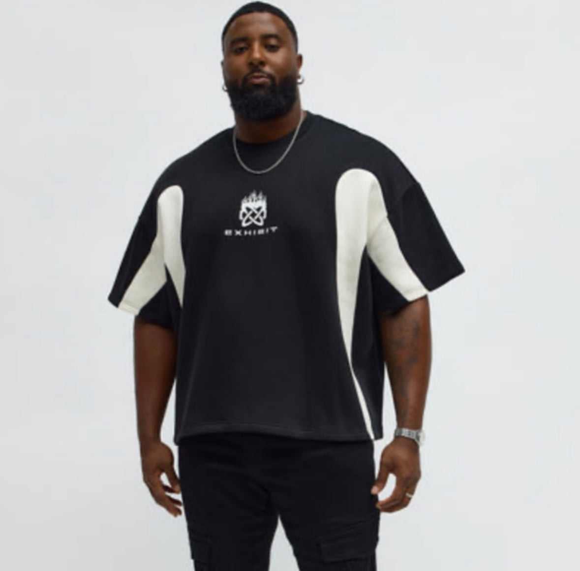 Tyson Exhibit Short-Sleeve Shirt - Black/ Blend