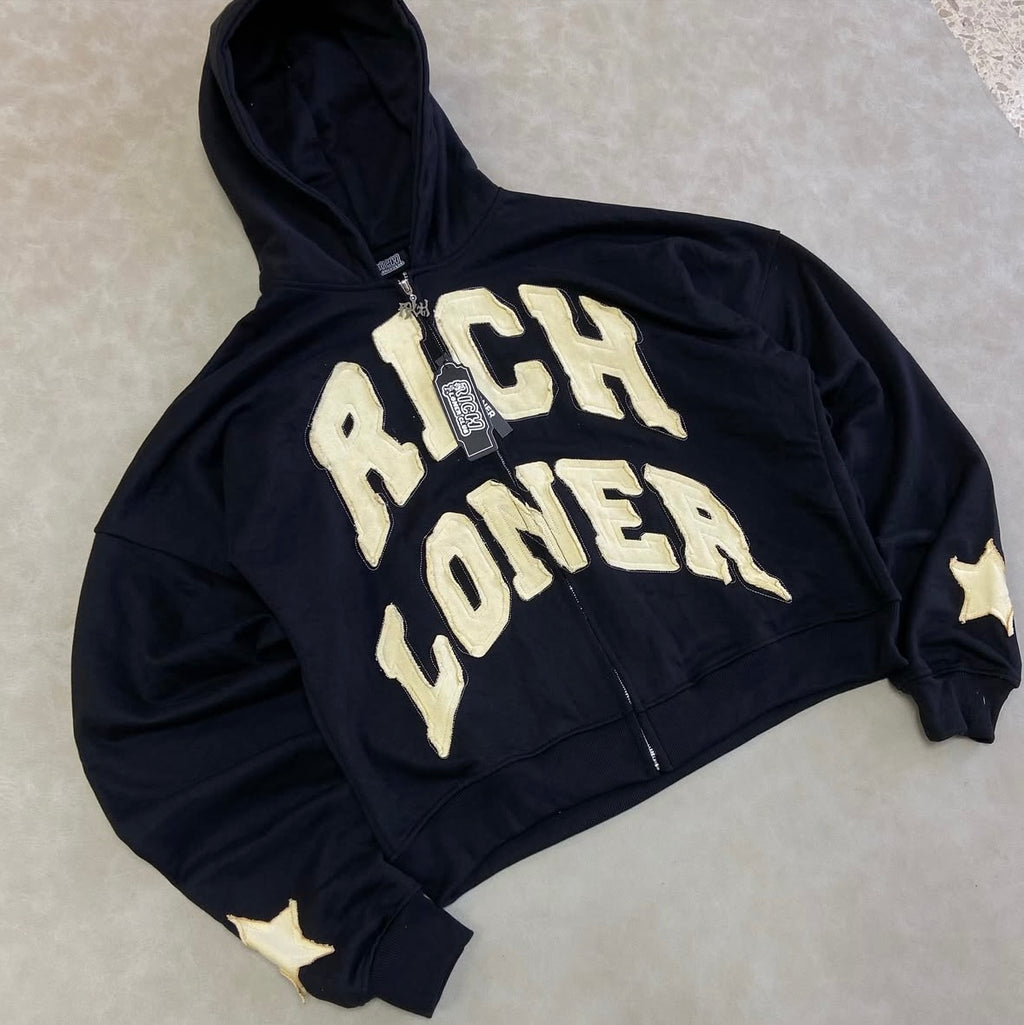 Y2k Patchwork Hoodie