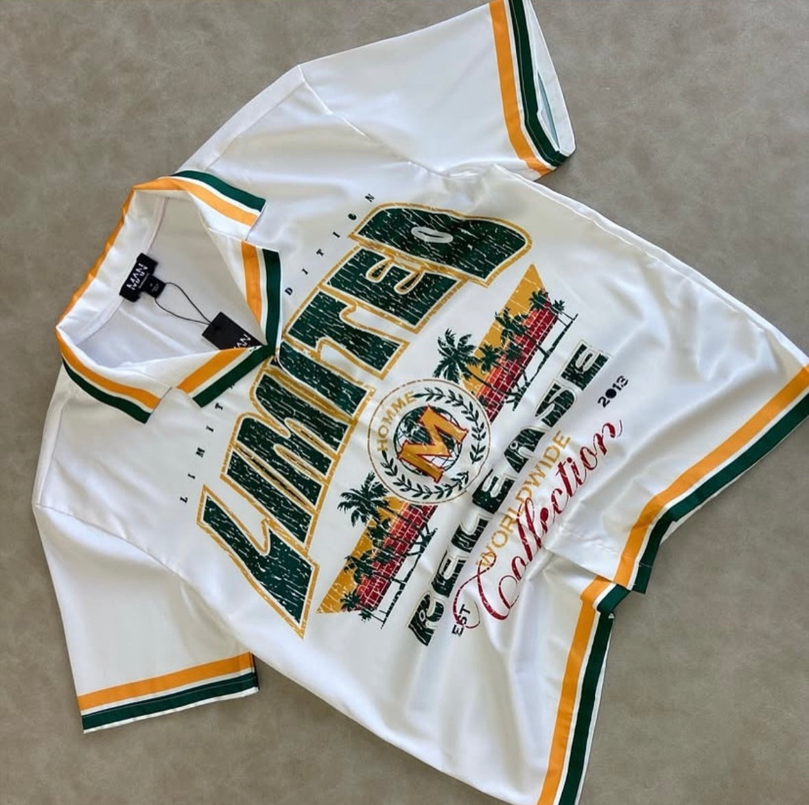 Limited Slogan Satin Shirt and Shorts
Oversize