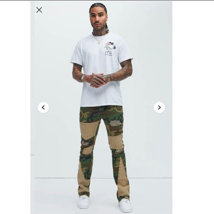 Got Something For You 	Flare Pants - Camouflage