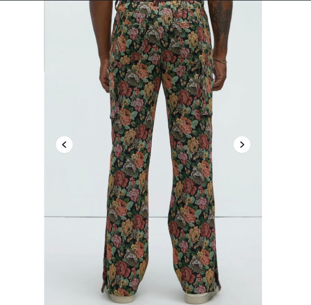 Bellevue Flared Tapestry Carpenter Pants