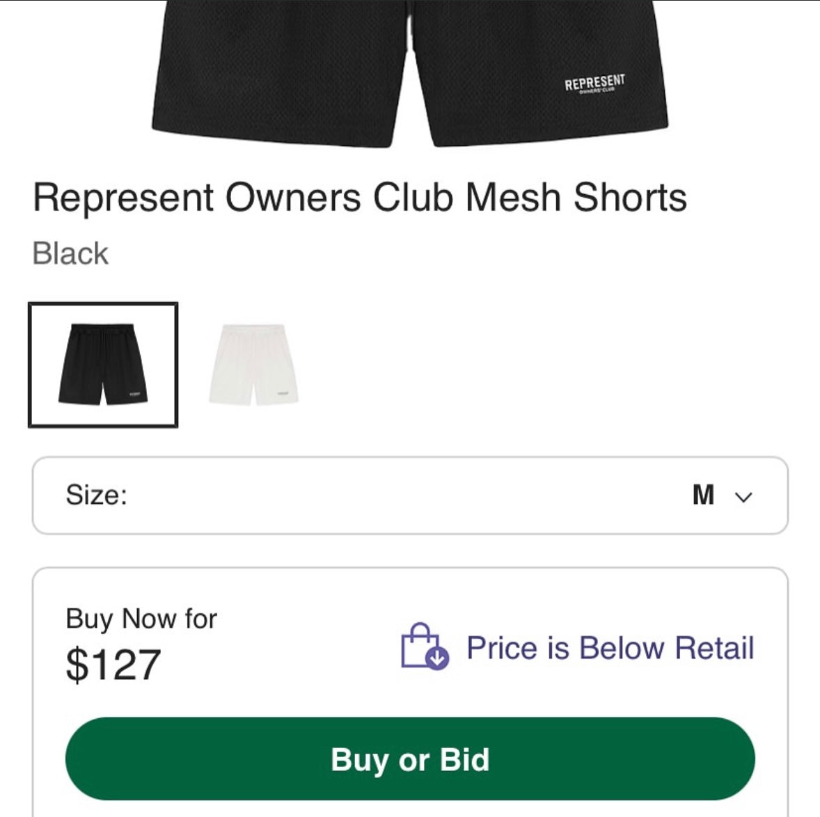 Represent Owners Club Mesh Shorts