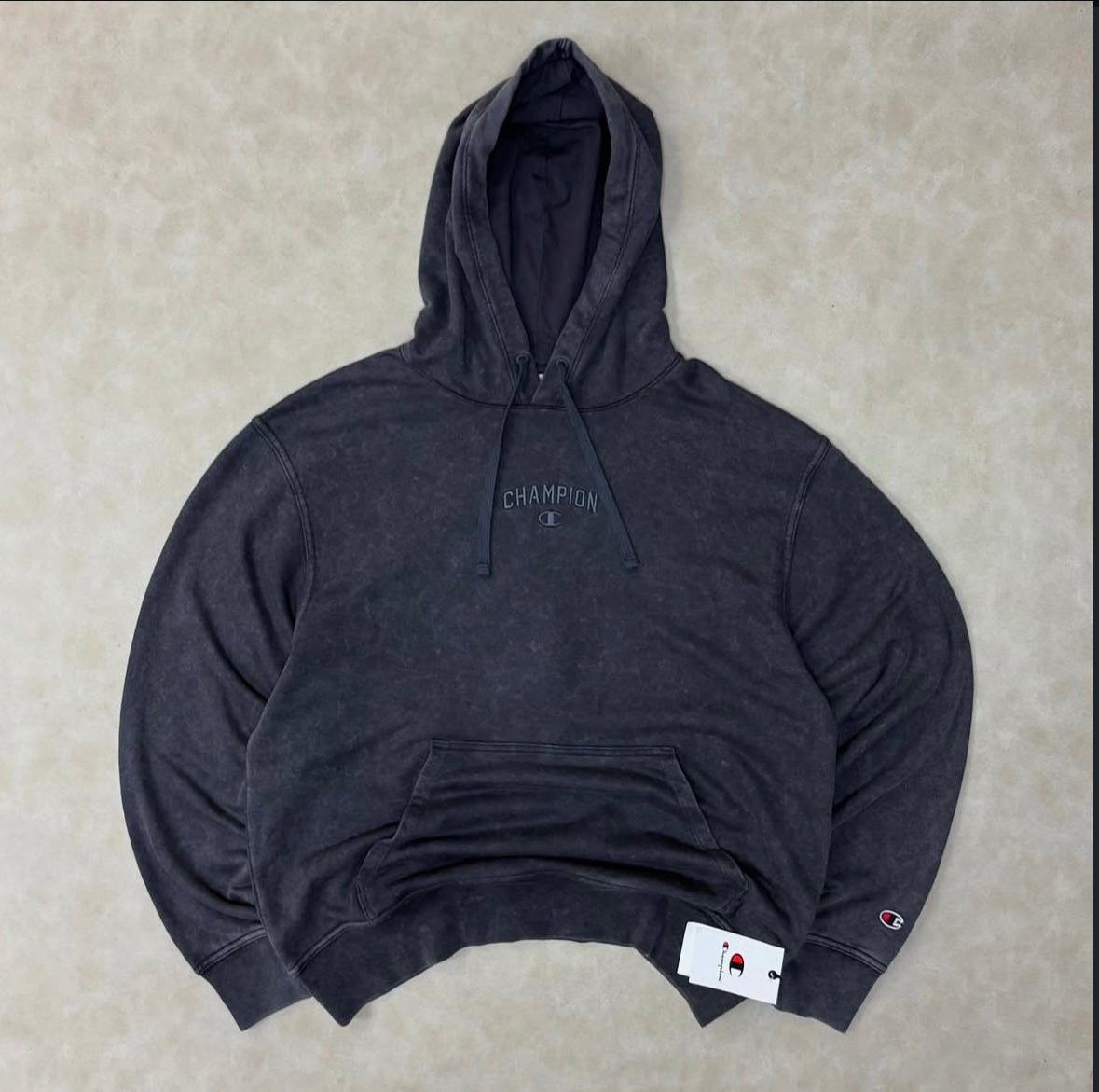 Champion MINERAL DYE - Hoodie - dark grey melange