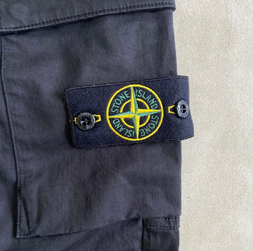 Black Joggers With Logo Patch