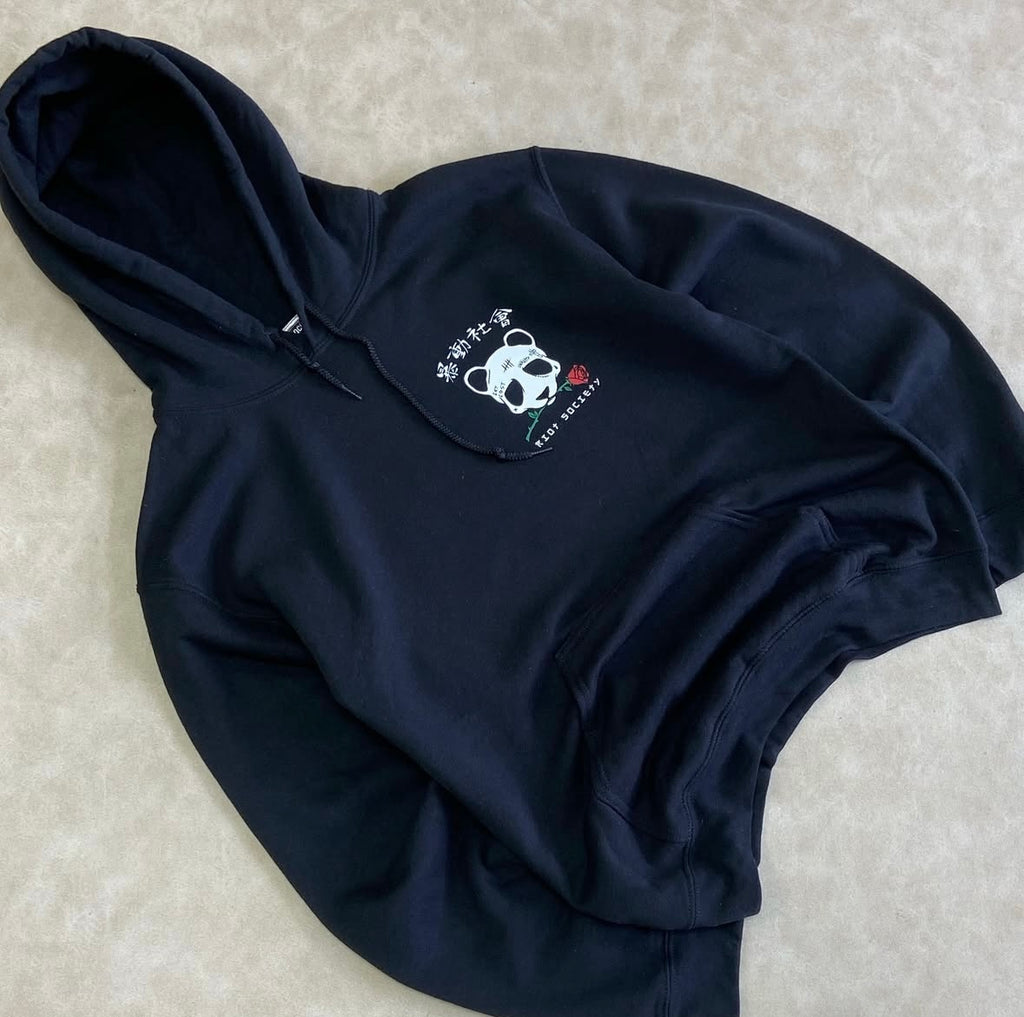 RIOT SOCIETY Panda Rose Skull Mens
Hoodie