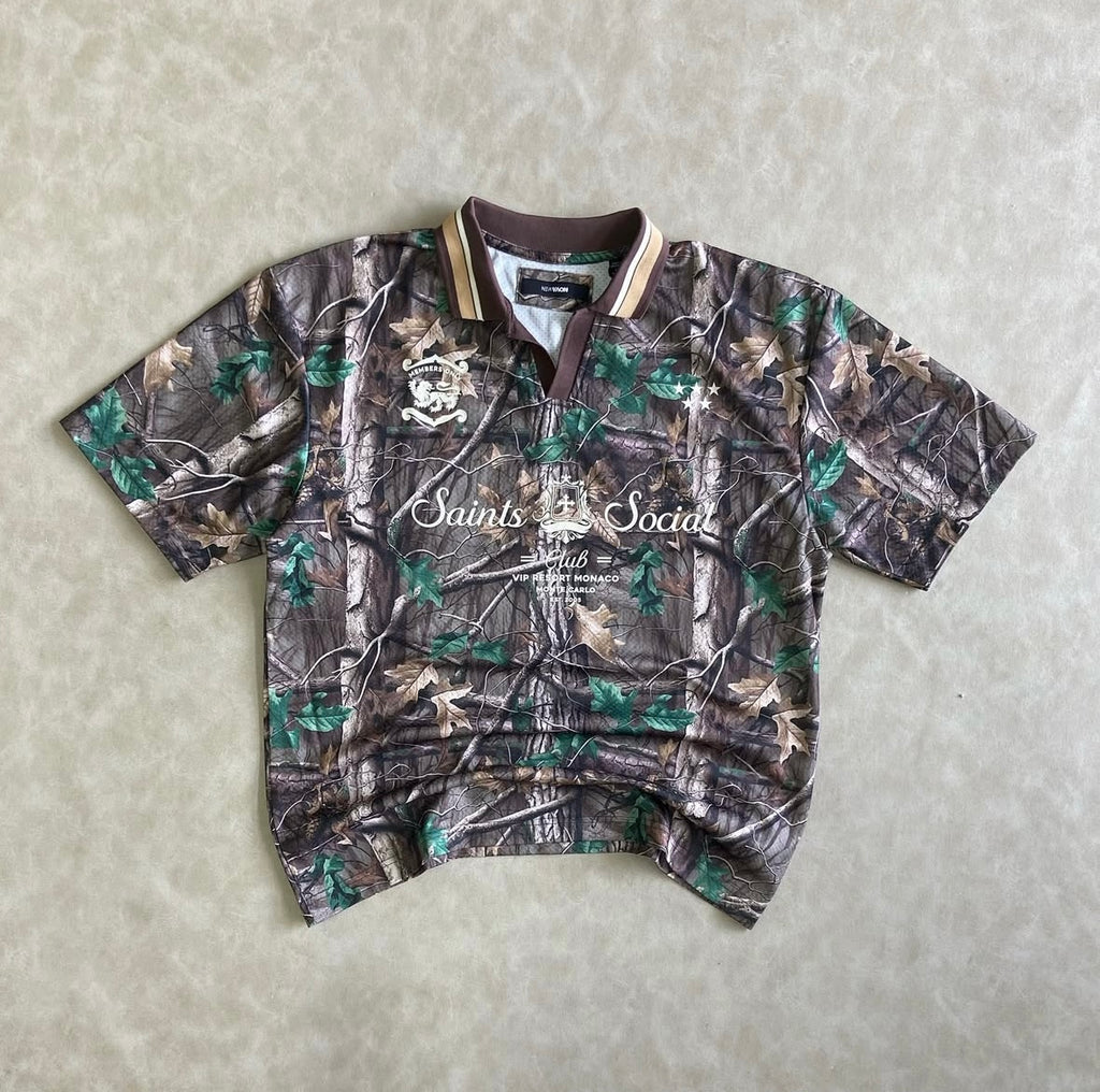 Jersey Camo Saints Short Sleeve Soccer