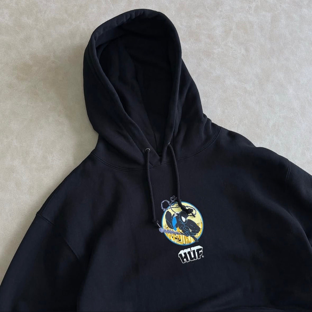 HUF Three Hundred Pullover Erkek Skyhawks Hoodie Sweatshirt