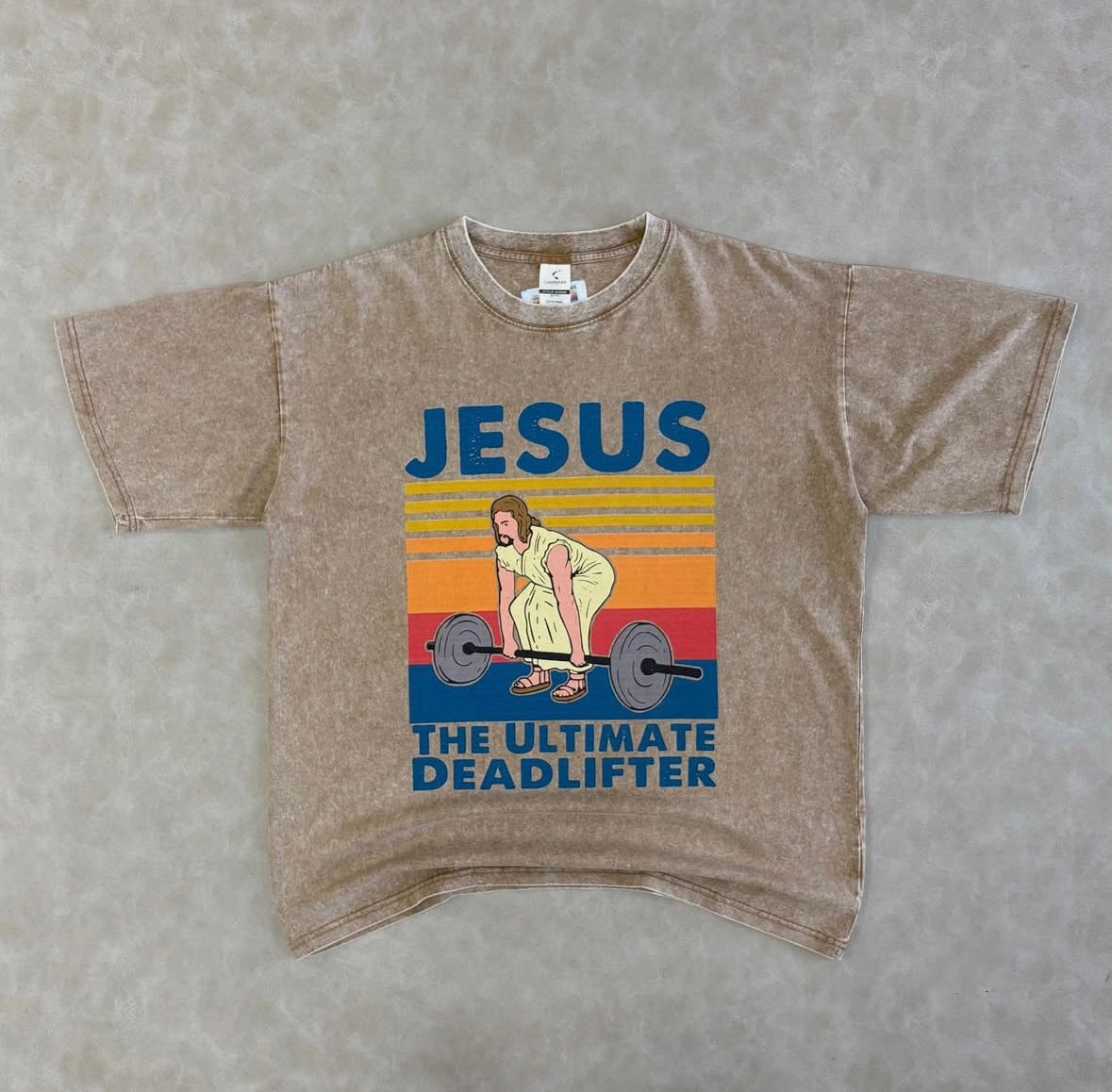 JESUS THE ULTIMATE DEADLIFTER
Heavy Weigth Washed T-Shirt