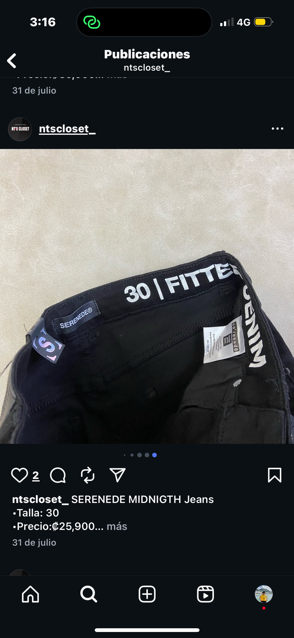 SERENEDE MIDNIGTH Jeans