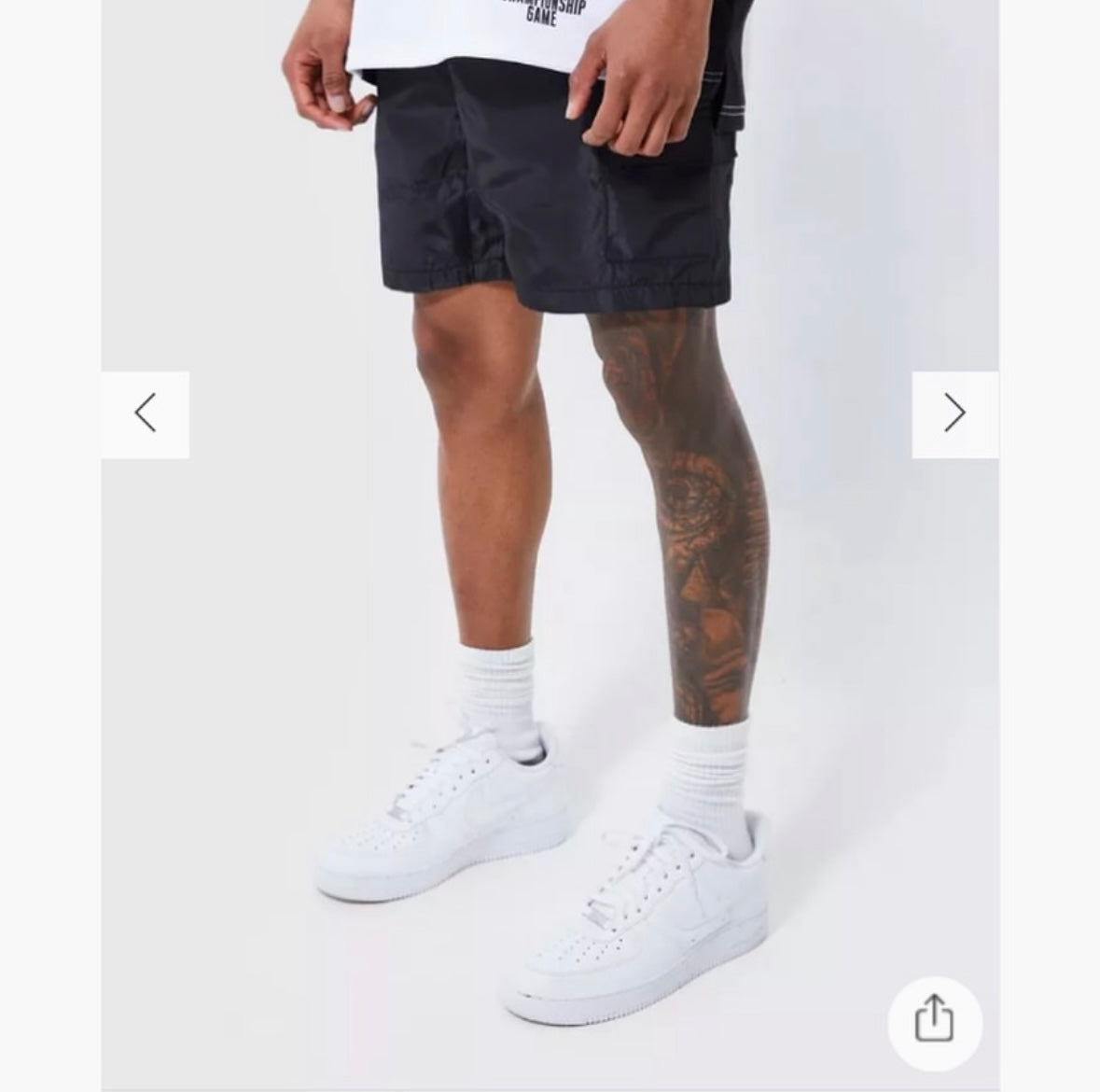 Elasticated Waist Toggle Cargo Short
