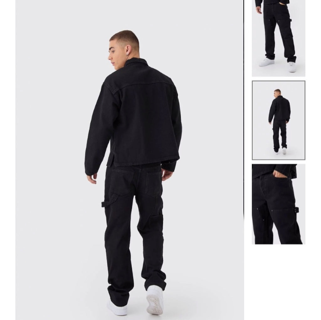 Straight Leg Carpenter Black