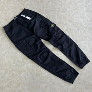 Black Joggers With Logo Patch