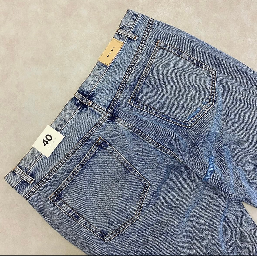 mnml B424 Patch Flare Denim