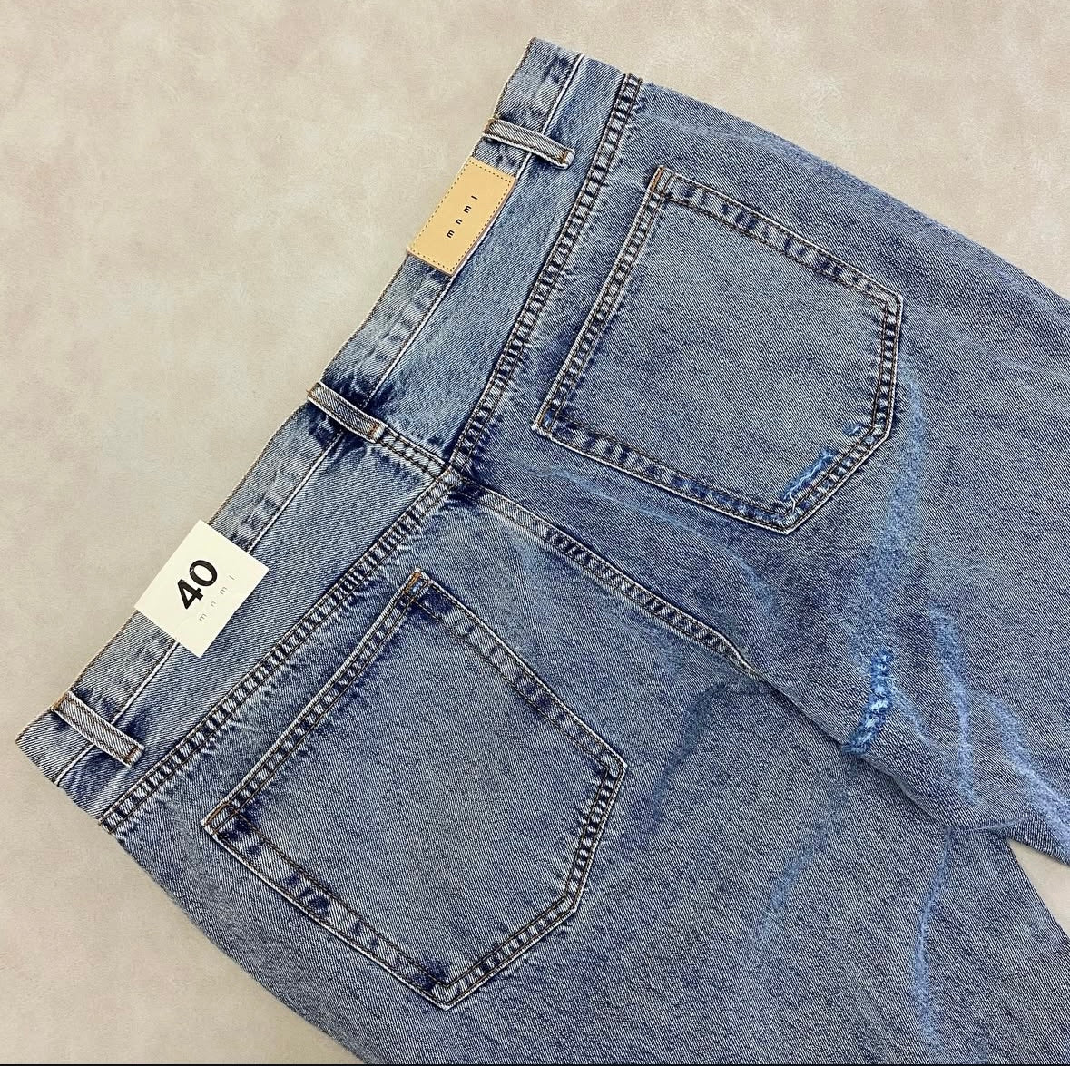 mnml B424 Patch Flare Denim