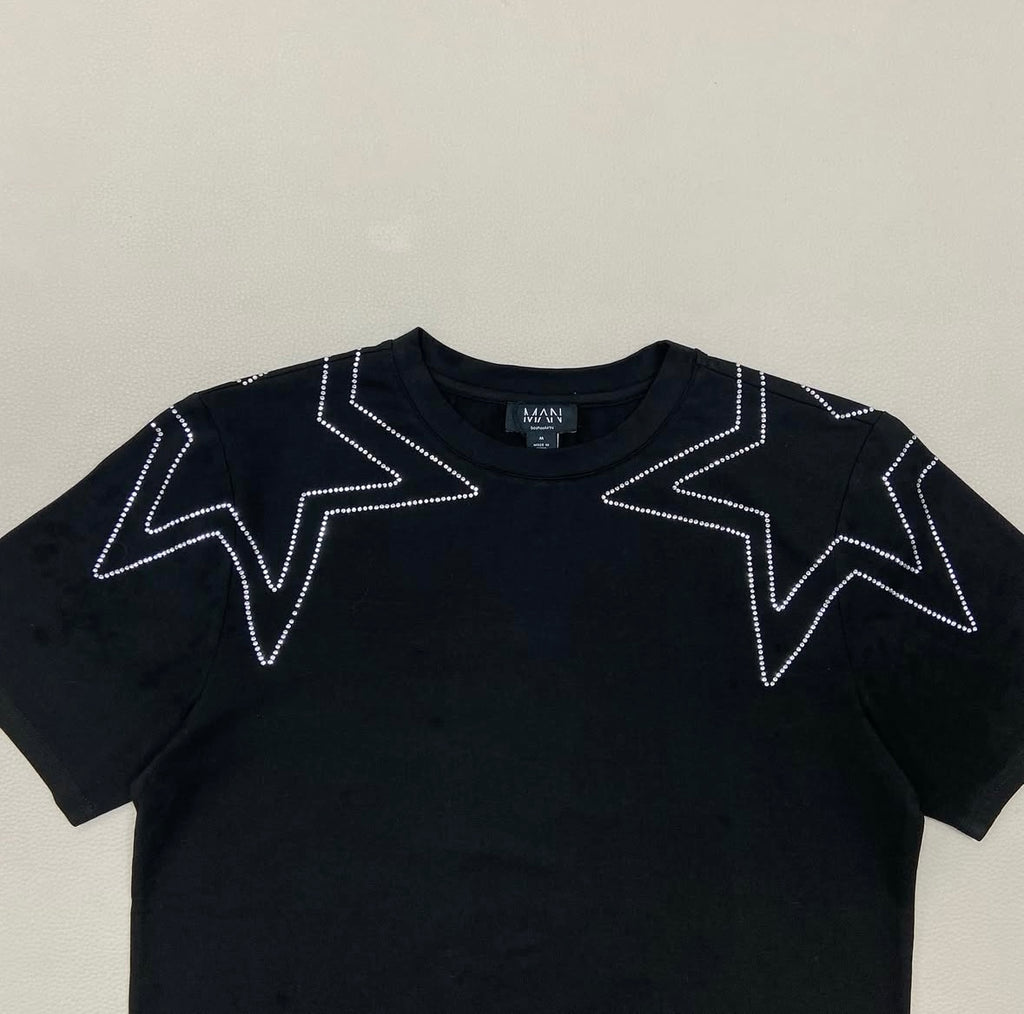 Heavyweight Rhinestone Star T-Shirt