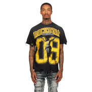 Fields Black/Pink Oversized Graphic T-Shirt