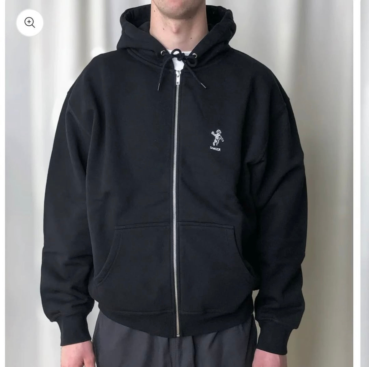 DANCER OG Logo Zip HEAVYWEIGHT
Hood Black
