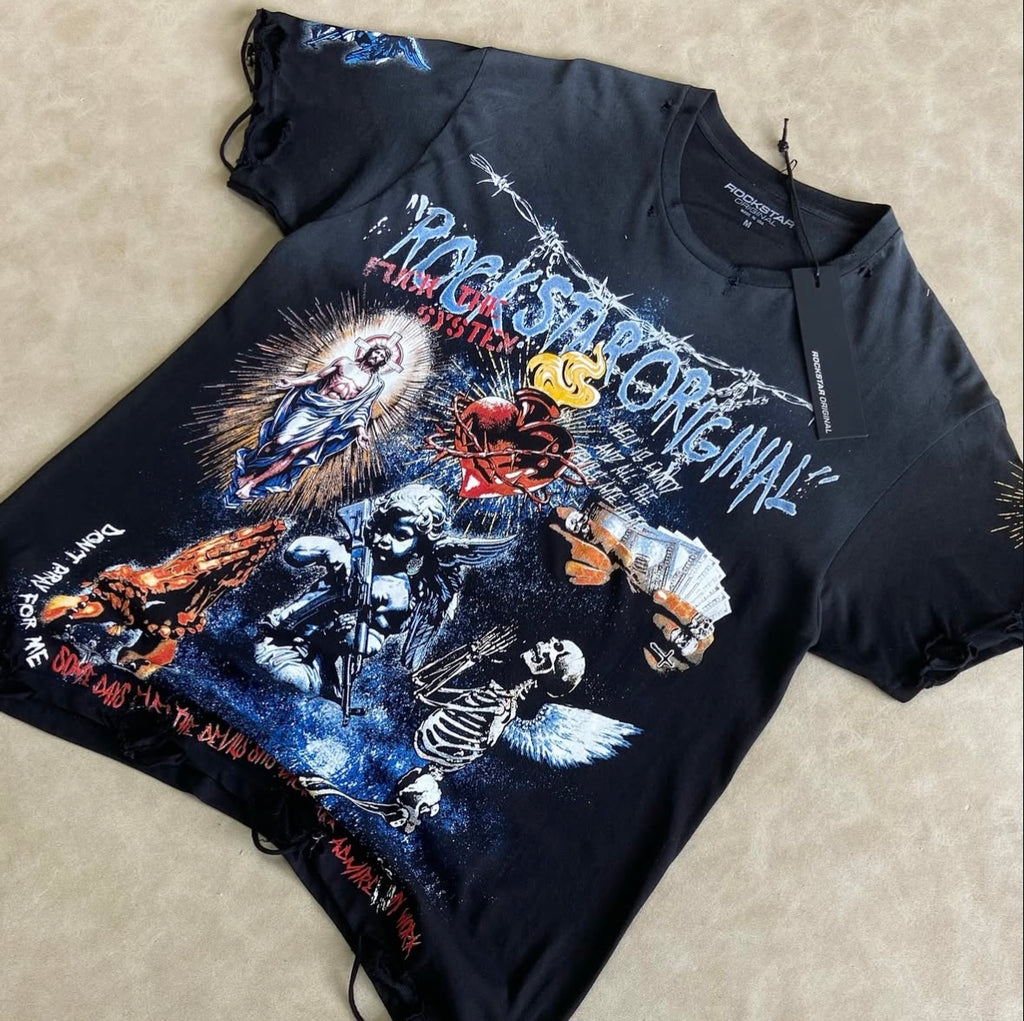 Rockstar Original Logo Black T-Shirt