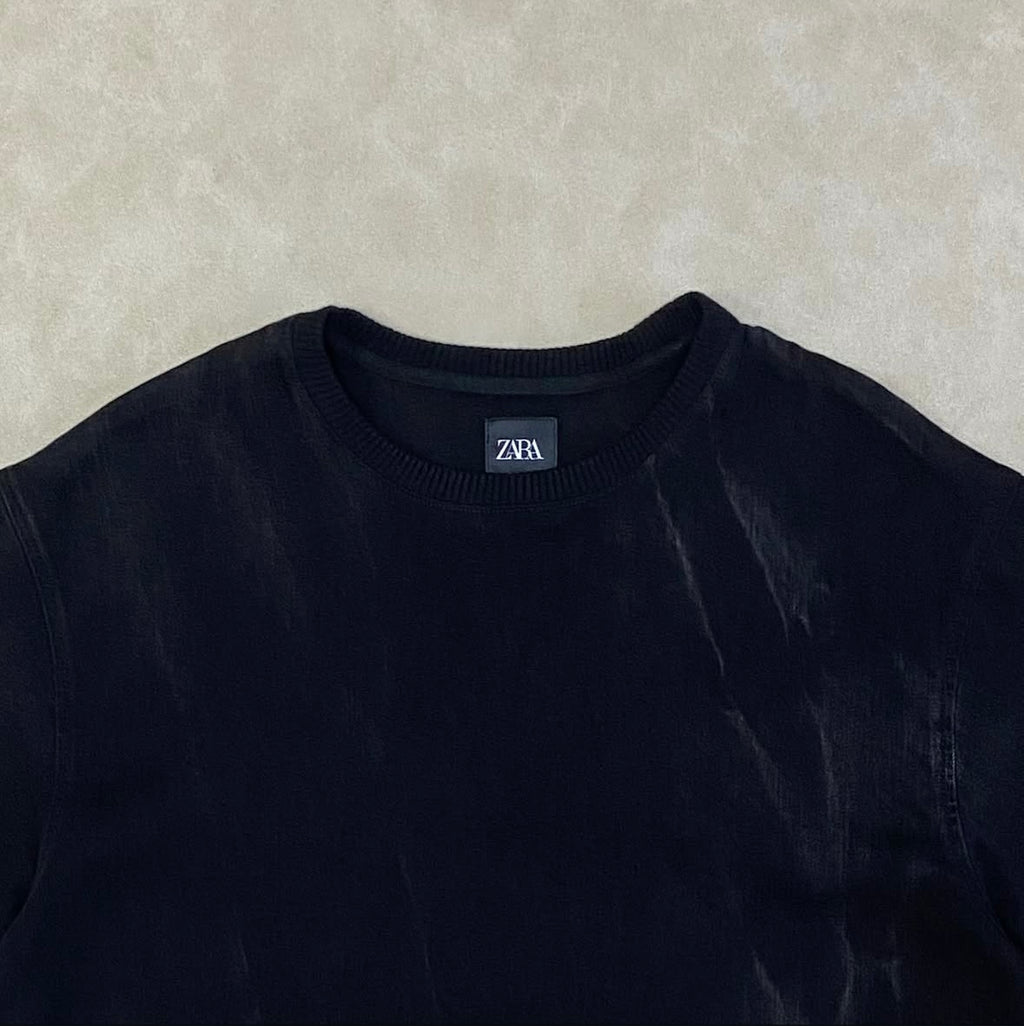 Cropped Fit Denim T-Shirt