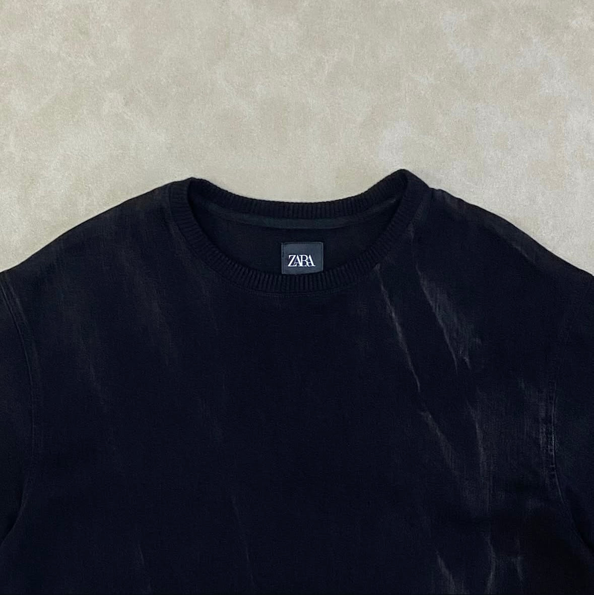 Cropped Fit Denim T-Shirt