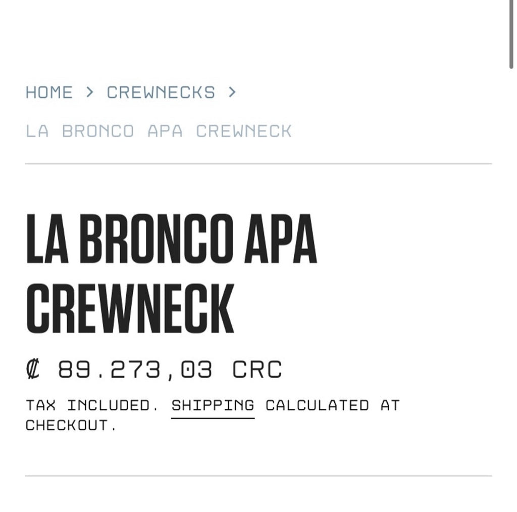 Bronco Apa Crewneck