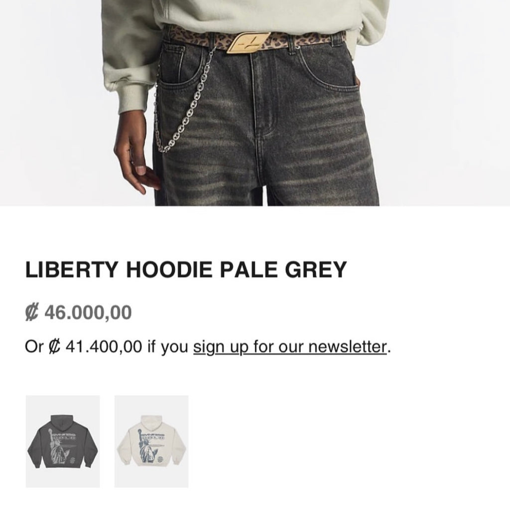 Cold Culture Liberty Hoodie Pale Grey