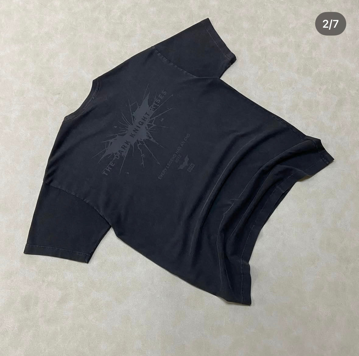 Kith X Batman Dark Knight CW Vintage Tee