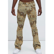 Trapper Cargo Stacked Slim Flared Pants