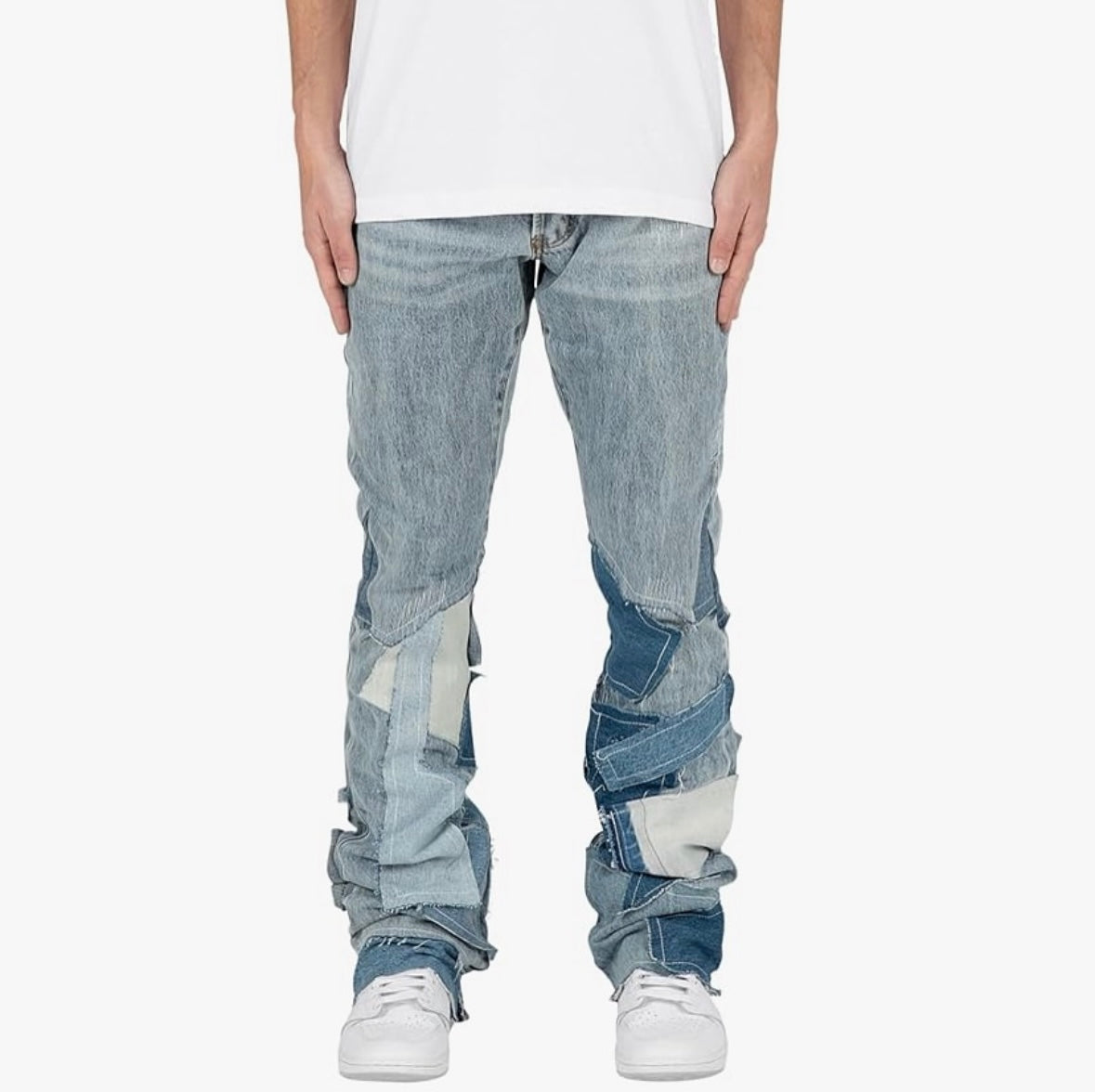 mnml B424 Patch Flare Denim