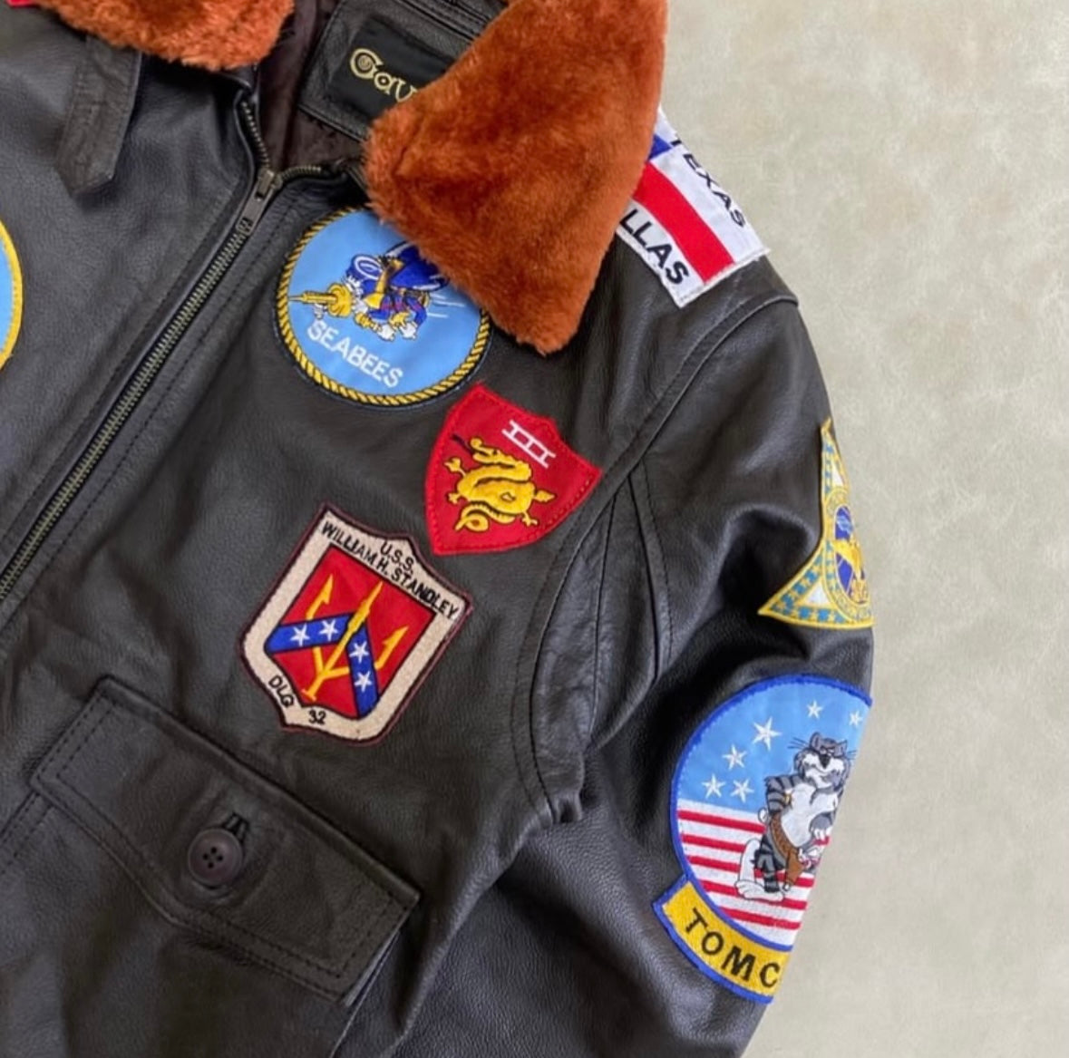 Top Gun Official Signature Series Leather Jacket