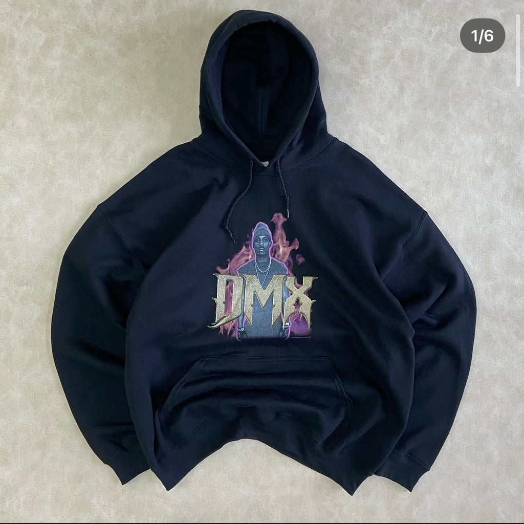 Oversized Hoodie With DMX Print
