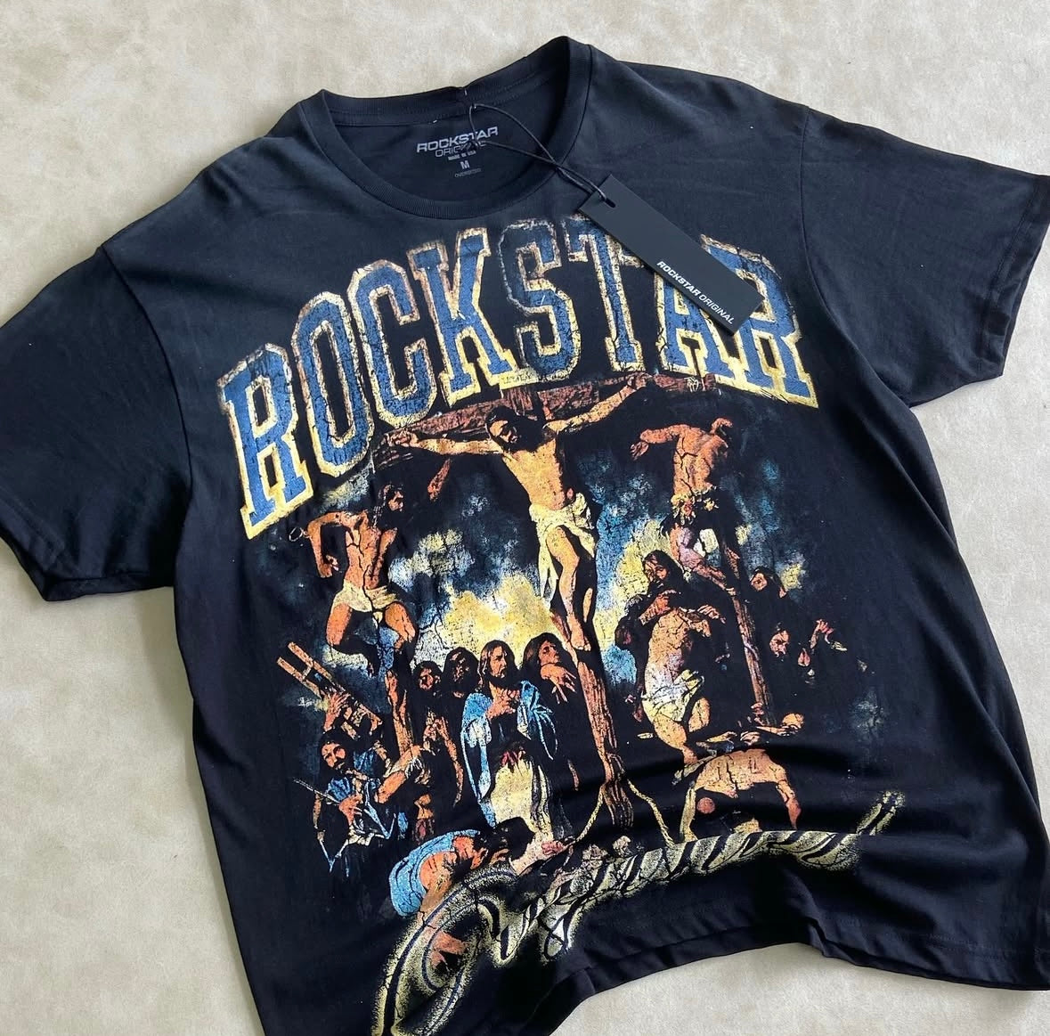 Waller Black Oversized Graphic T-Shirt