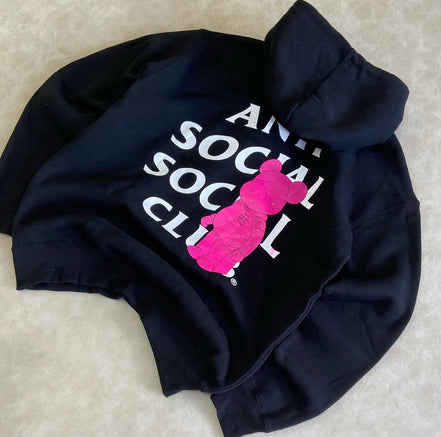 Anti Social Social Club Bearbrick Hoodie