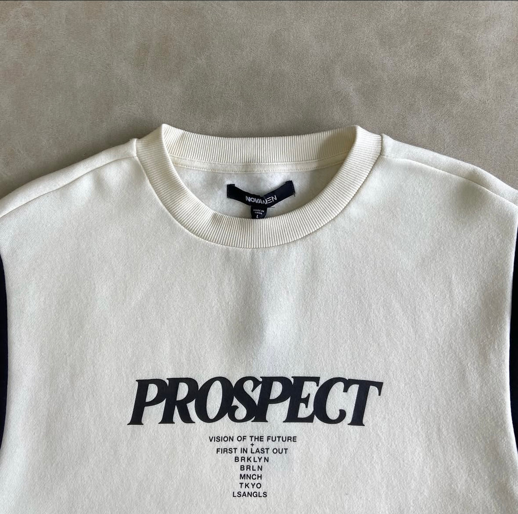 Prospect Boxy Short-Sleeved Shirt -
Cream/Blend