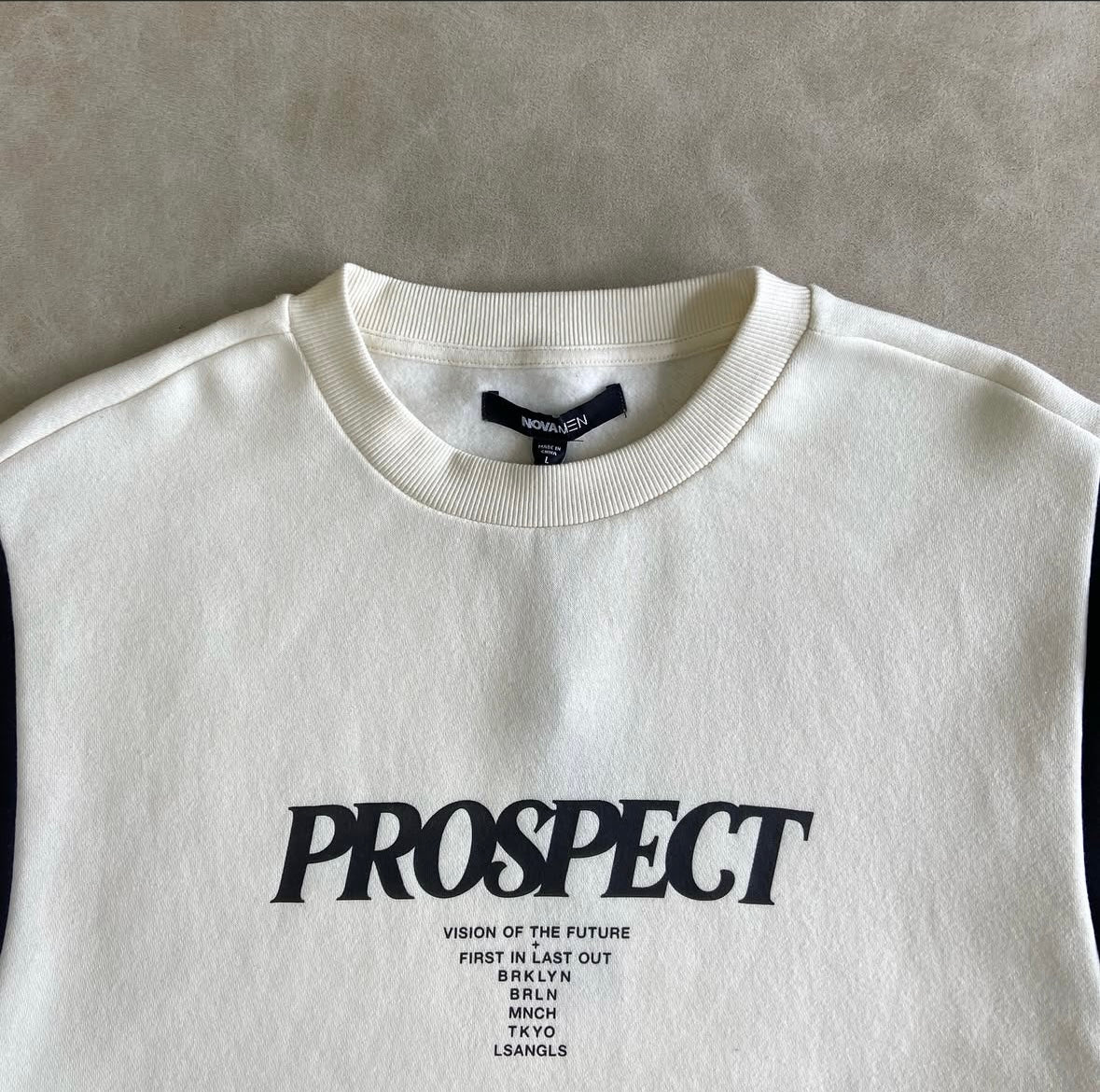 Prospect Boxy Short-Sleeved Shirt -
Cream/Blend