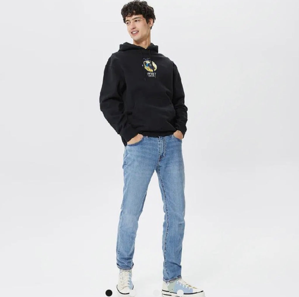 HUF Three Hundred Pullover Erkek Skyhawks Hoodie Sweatshirt