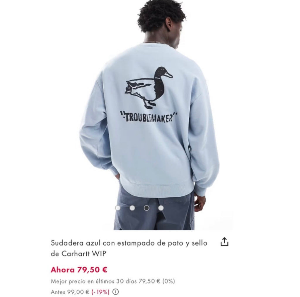 Carhartt WIP STAMP - Crewneck - Misty Sky