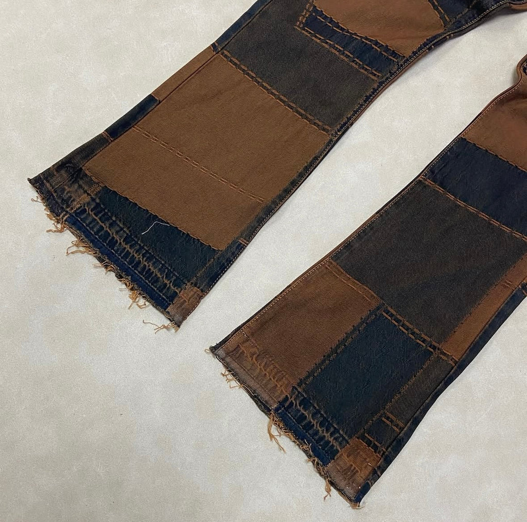 Verdugo Stacked Slim Flared Jeans