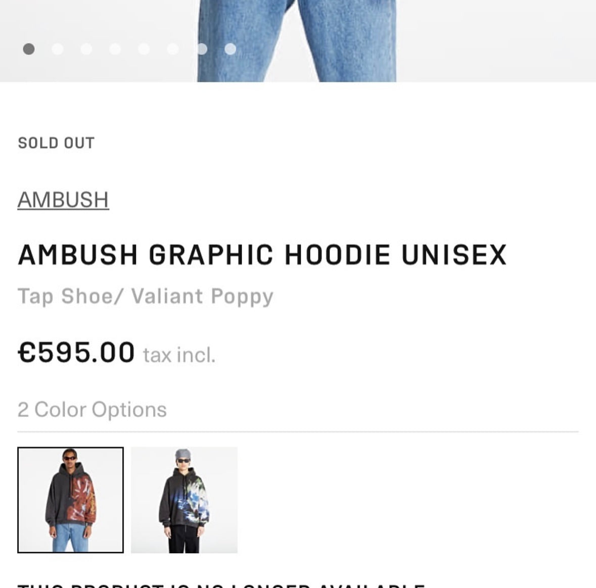 Ambush Heavy Weight Graphic Hoodie