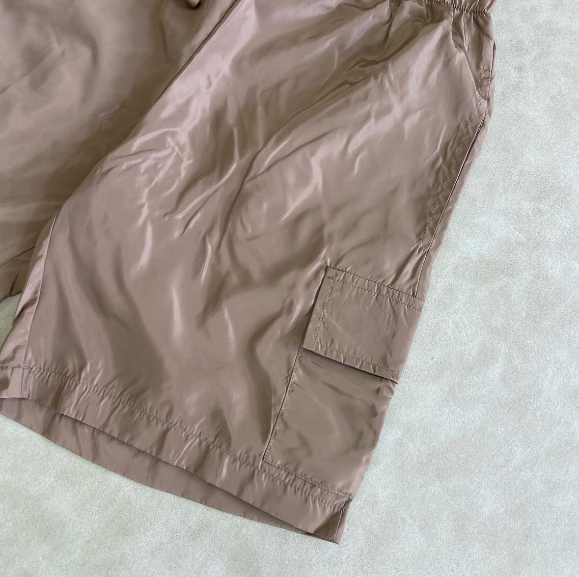 Plus Cargo Shorts With Elastic And Alamar