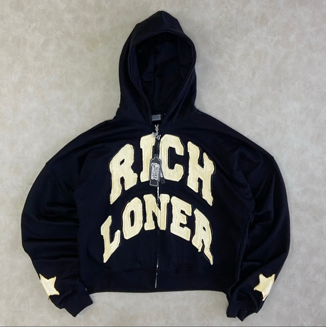 Y2k Patchwork Hoodie
