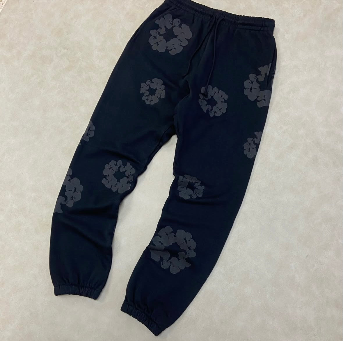 Denim Tears Black/Grey Sweatpants