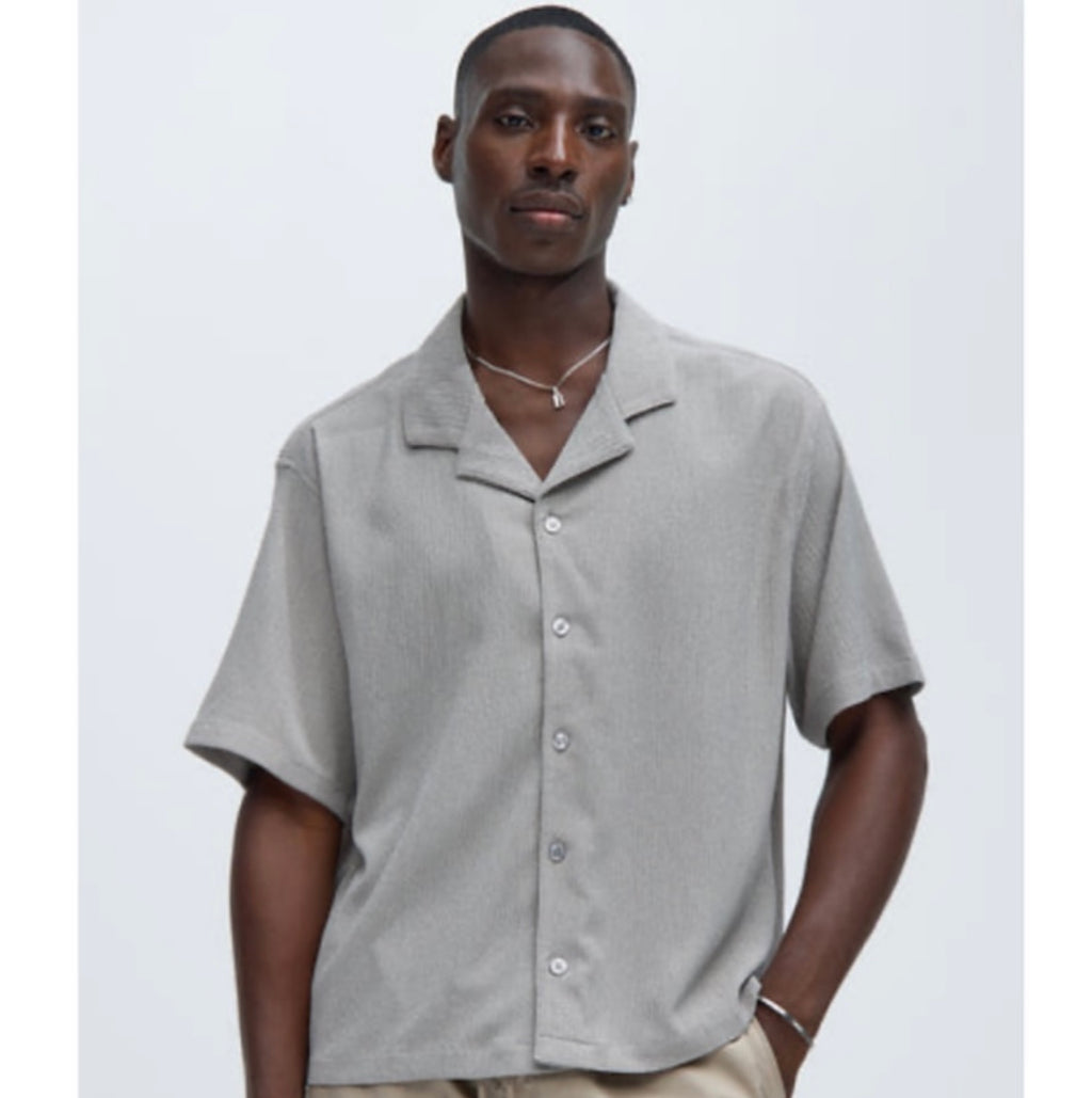 Jace Textured Shirt - Grey Jace Textured Shirt - Grey