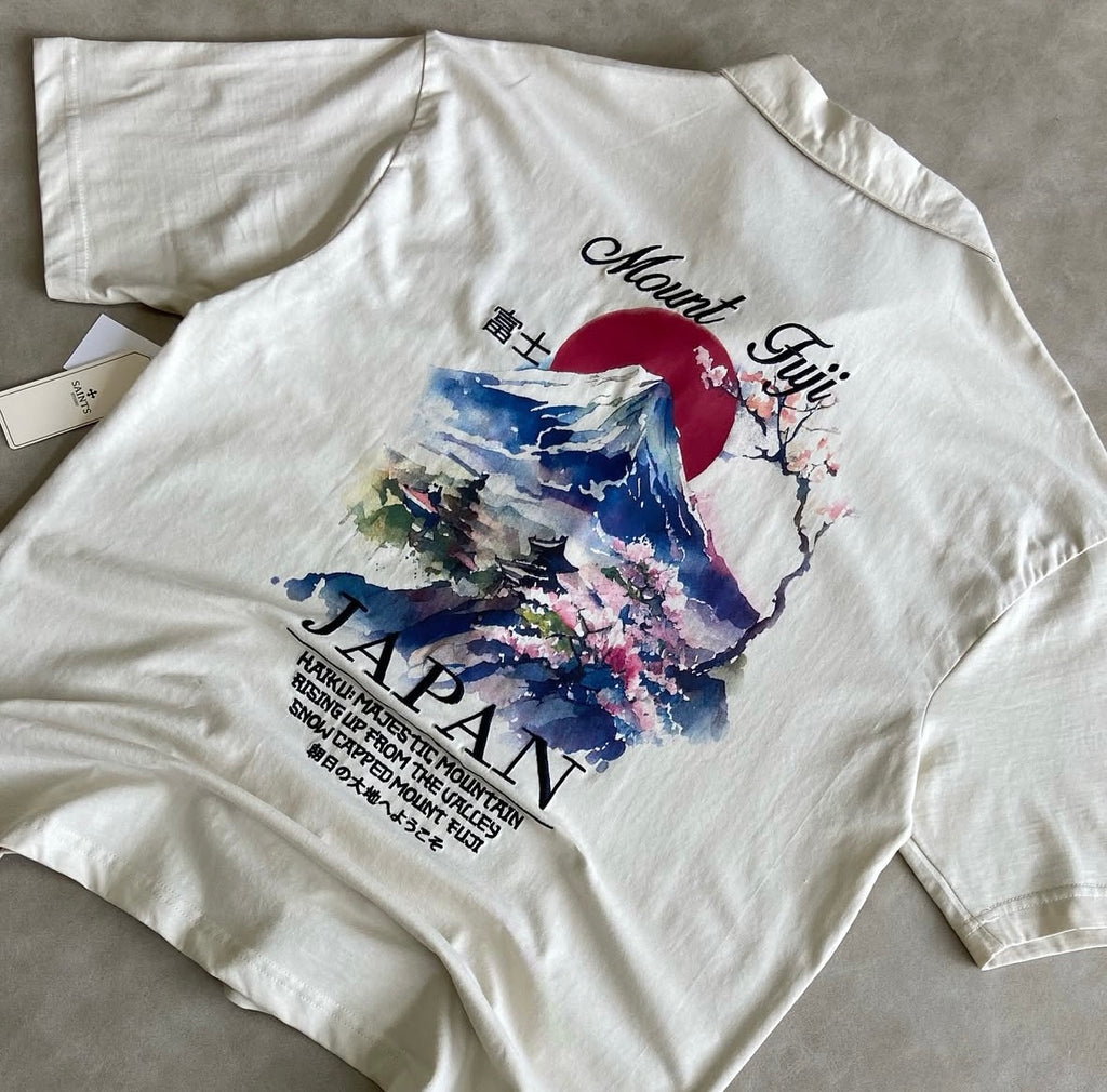 Mount Fuji Johnny Collar Polo Shirt